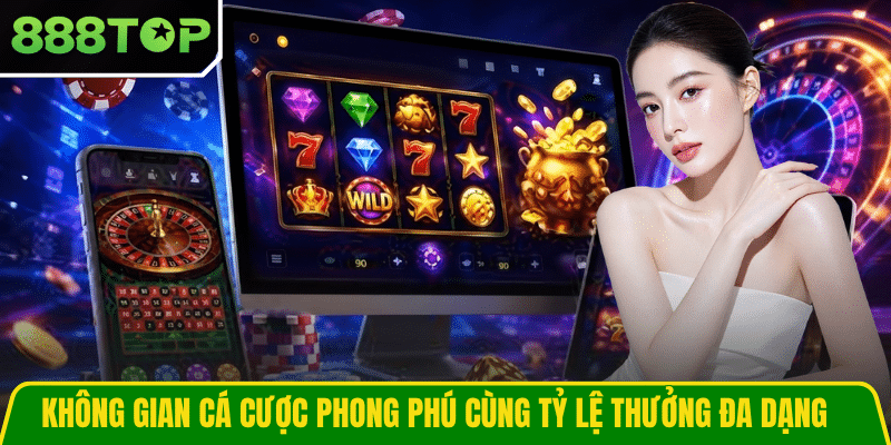 Không gian cá cược phong phú cùng tỷ lệ thưởng đa dạng Không gian cá cược phong phú cùng tỷ lệ thưởng đa dạng