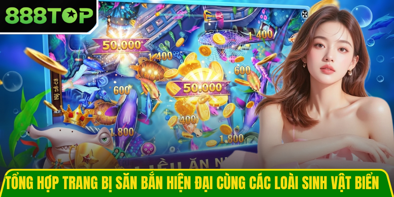 Tổng hợp trang bị săn bắn hiện đại cùng các loài sinh vật biển